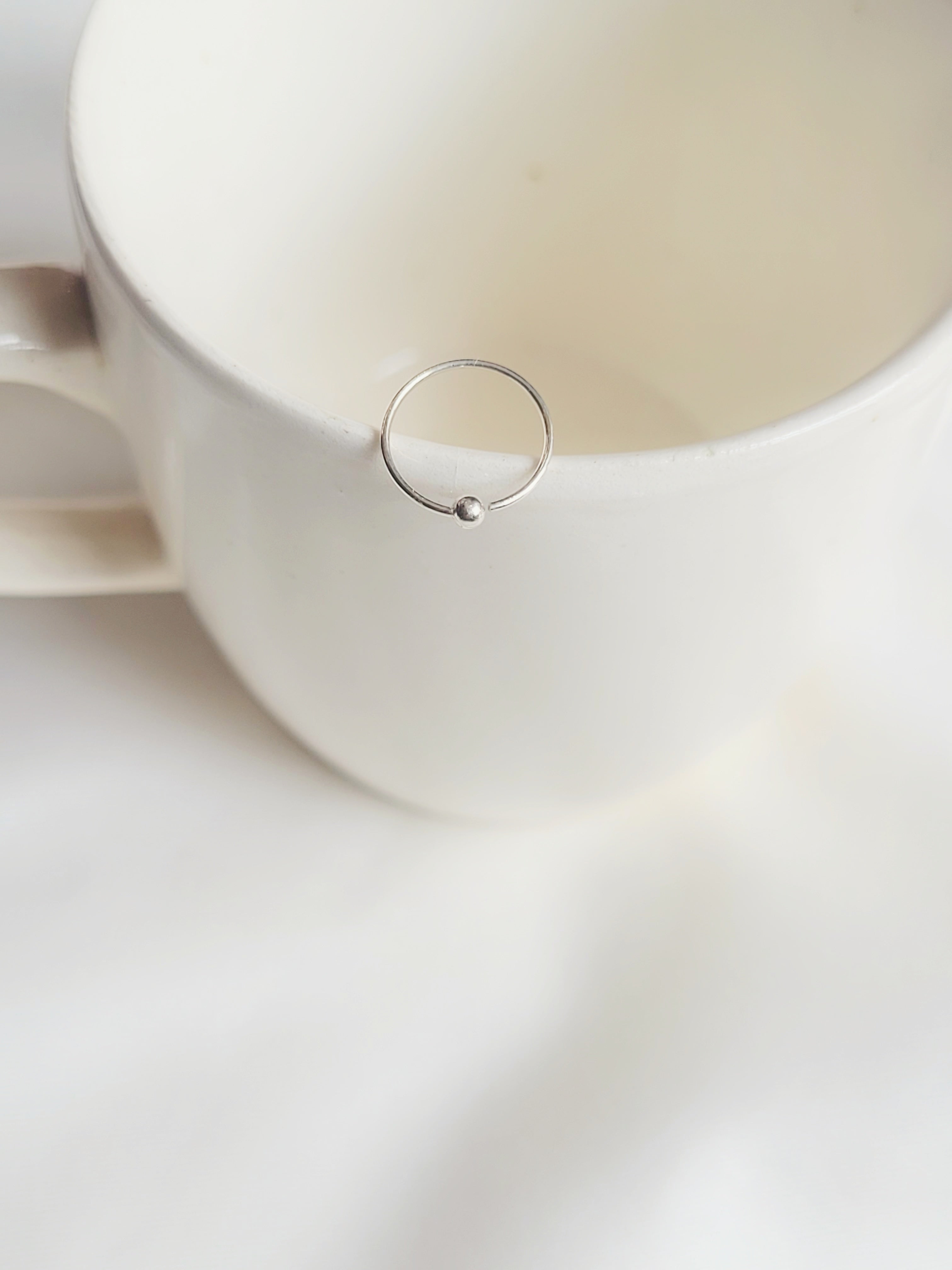 Saadgi - Pierced 92.5 Silver Nosepin