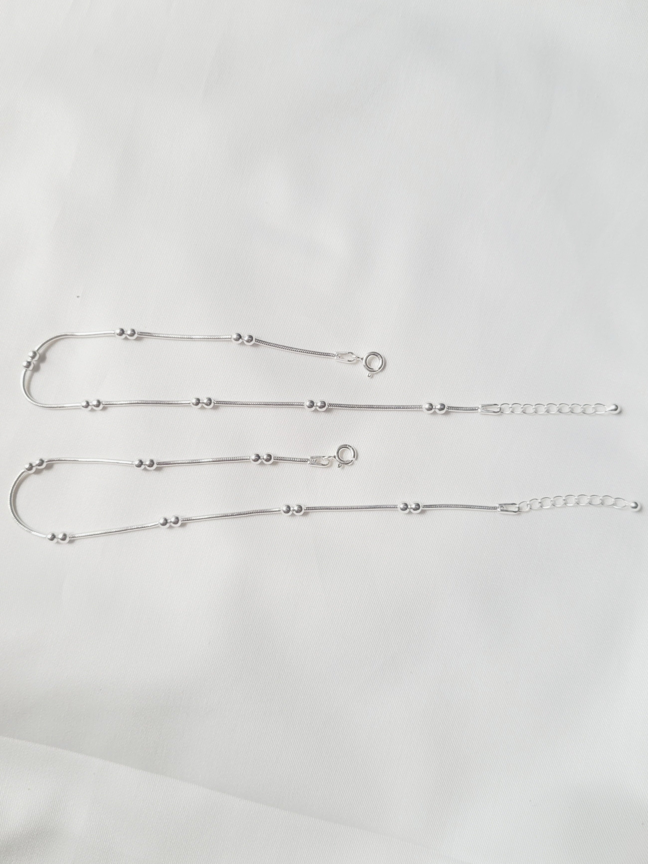 Vanya - Handcrafted 92.5 Light Weight Anklet
