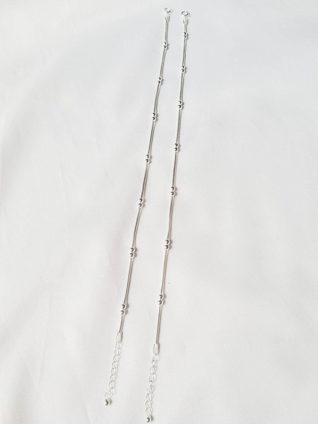 Vanya - Handcrafted 92.5 Light Weight Anklet