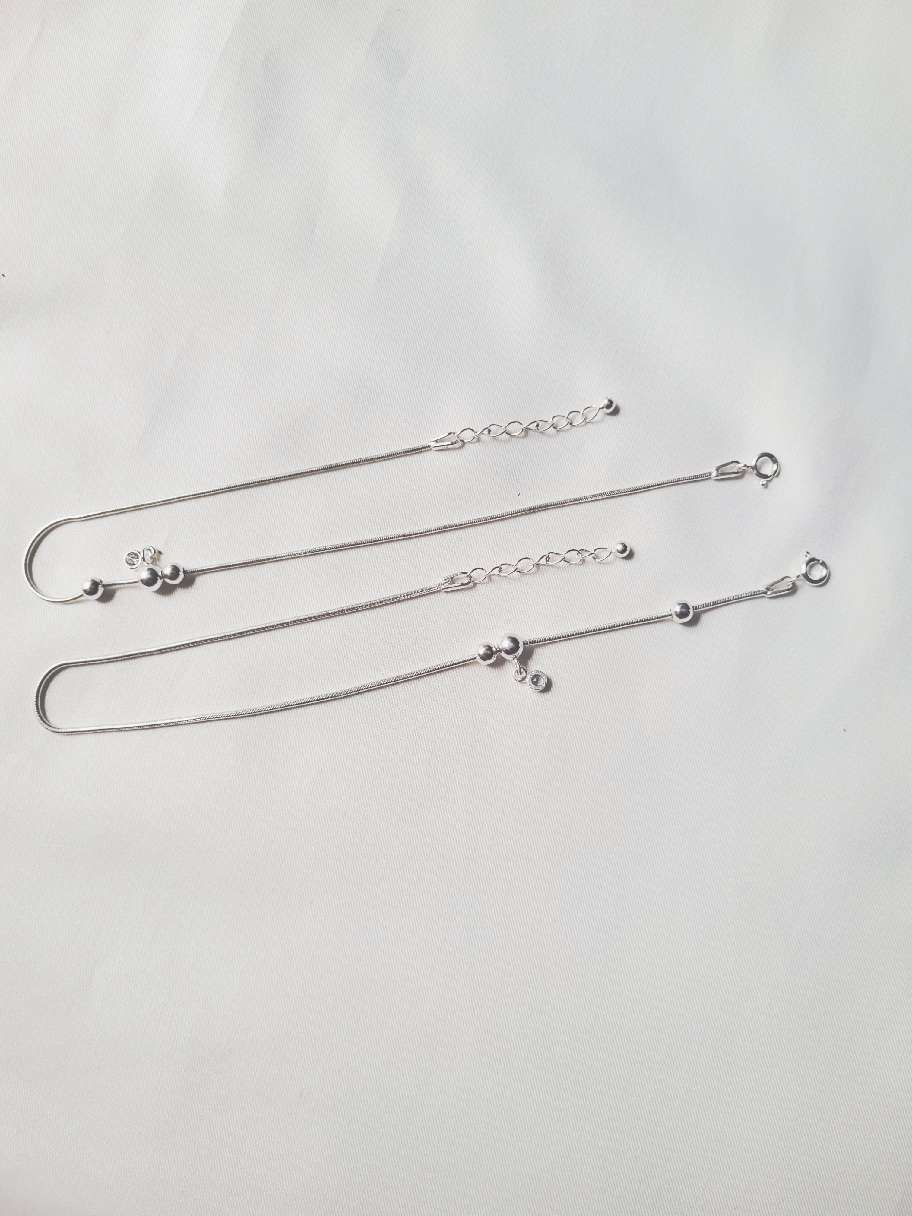 Manke - Handcrafted 92.5 Light Weight Anklet