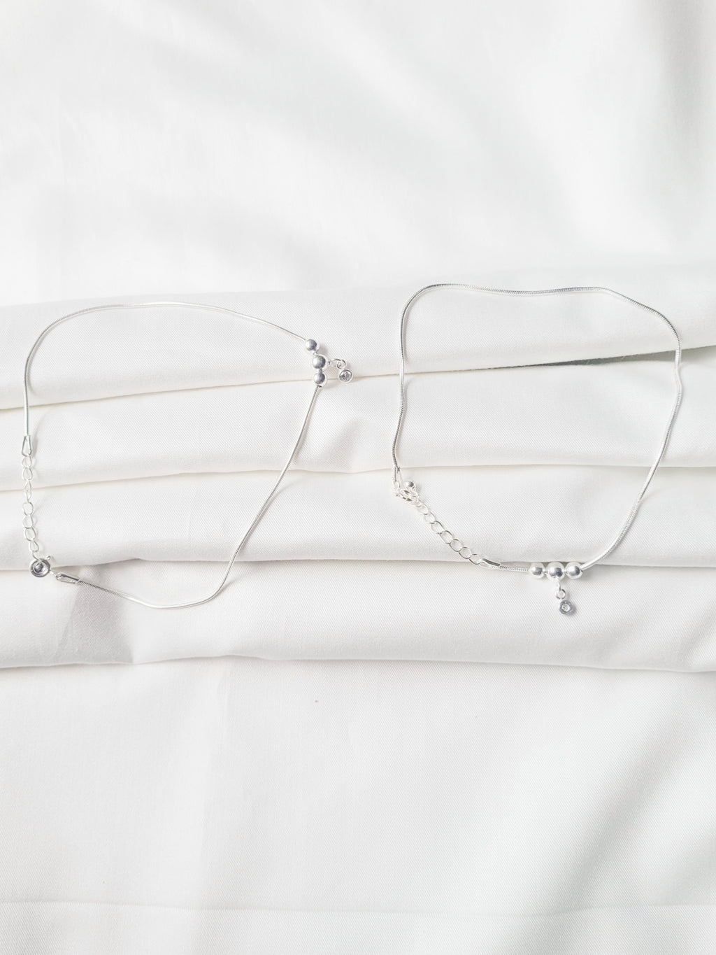 Manke - Handcrafted 92.5 Light Weight Anklet
