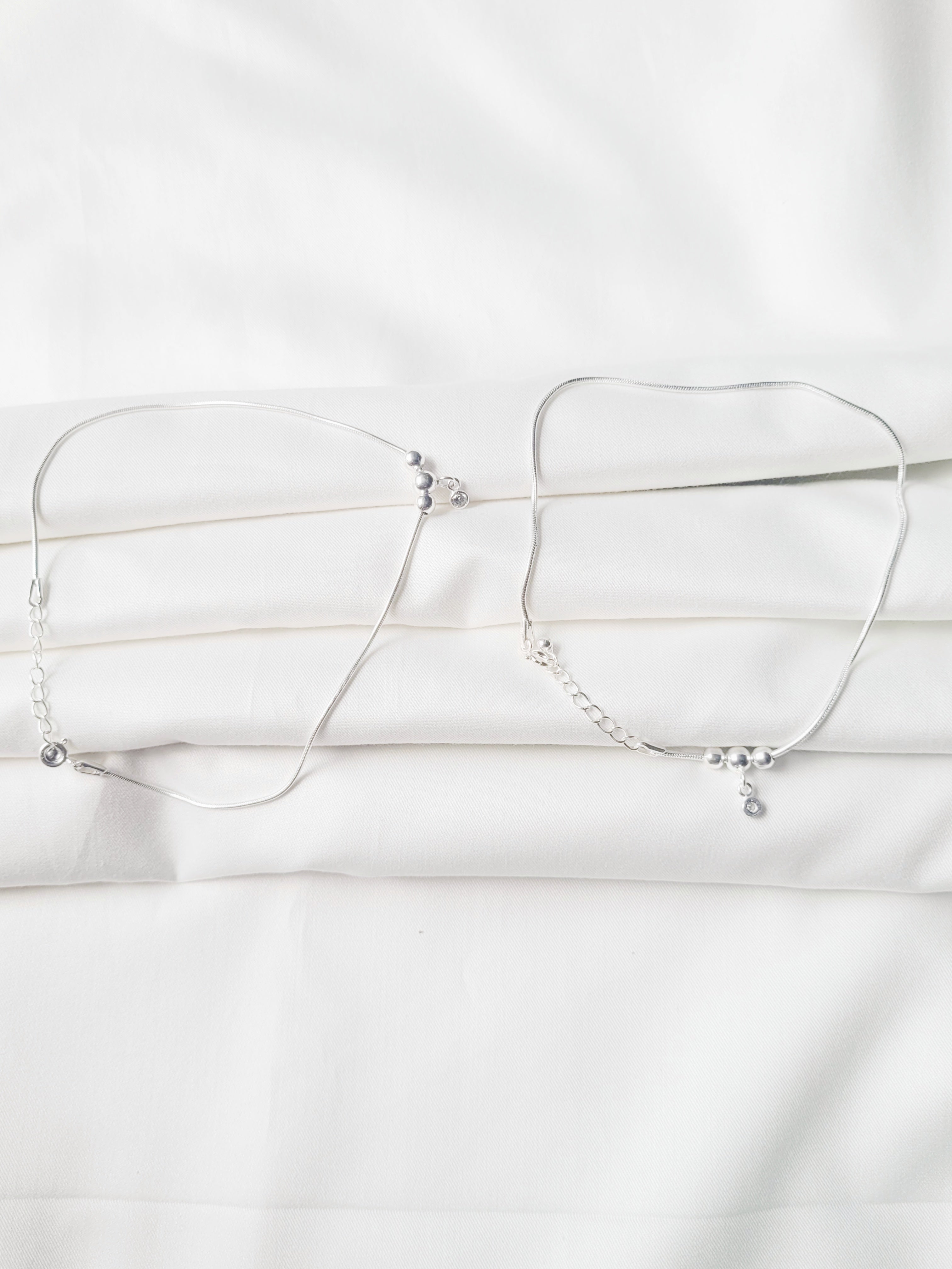 Manke - Handcrafted 92.5 Light Weight Anklet