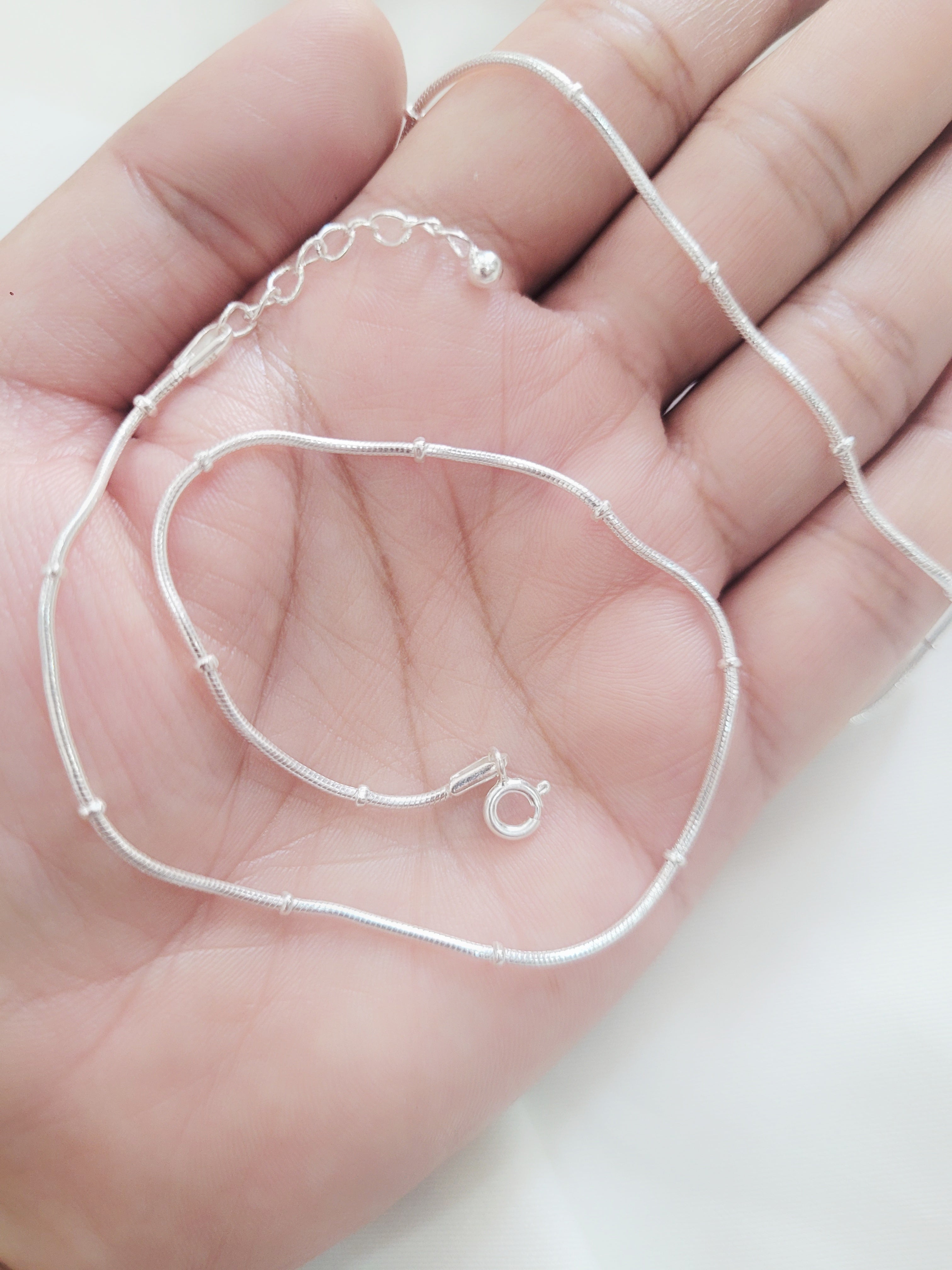 Myra - Handcrafted 92.5 Light Weight Anklet