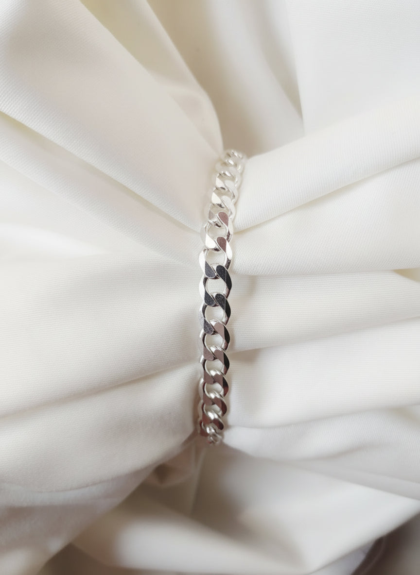 Silver Nova Minimalistic Men's 92.5 Bracelet