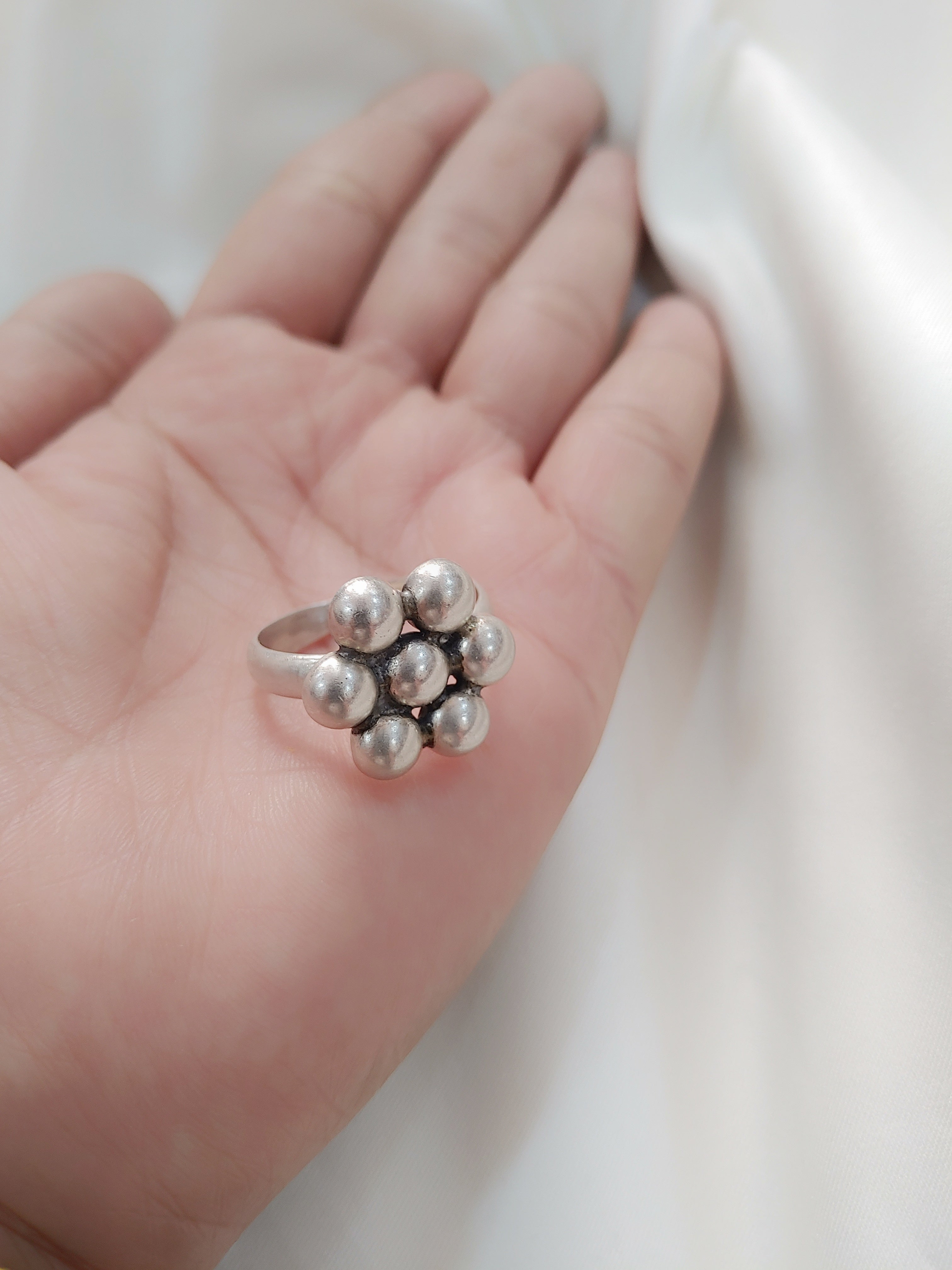 Gulika Traditional 92.5 Silver Adjustable Ring