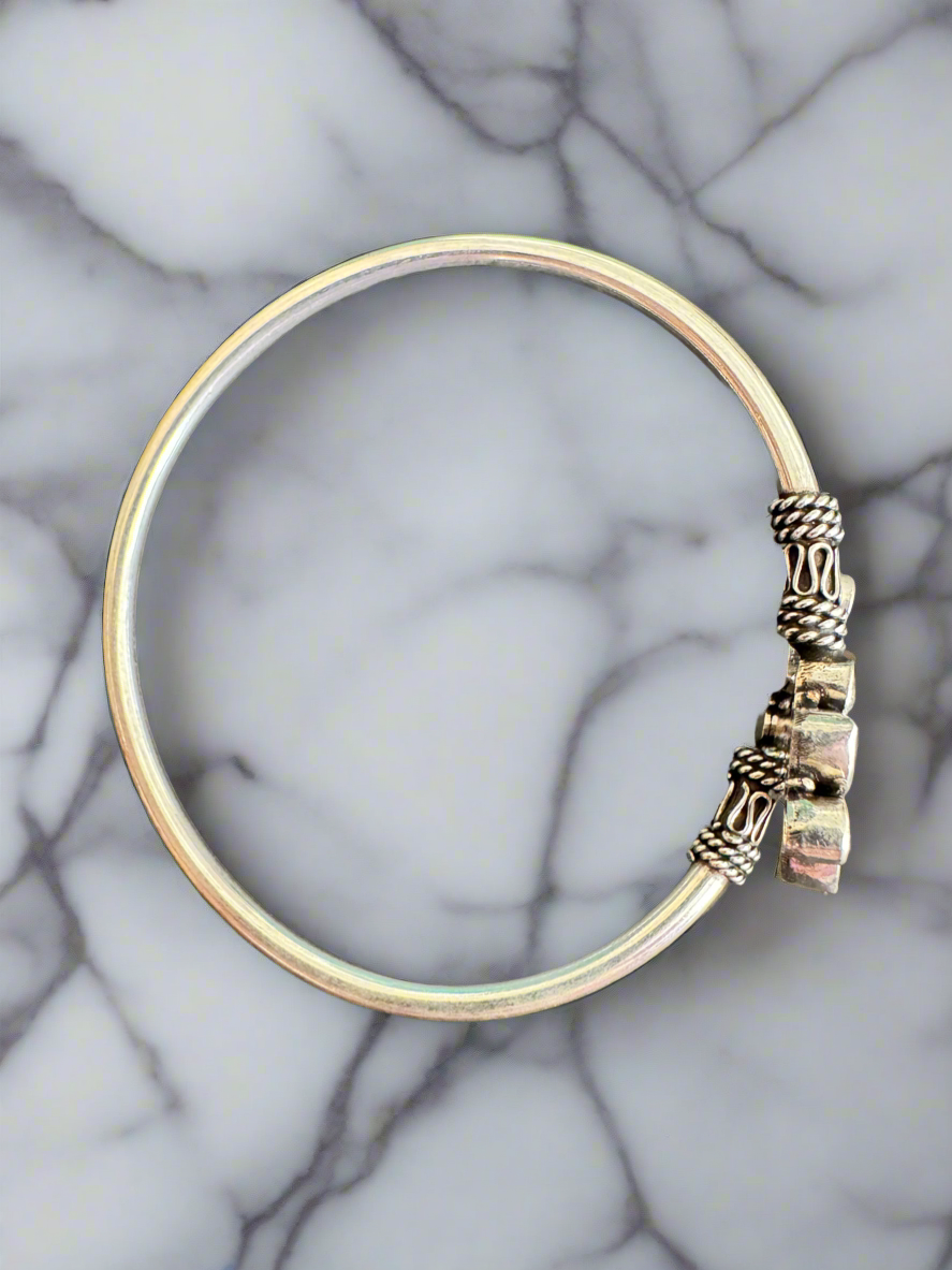92.5 Silver Stones Bracelet