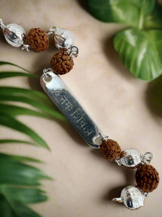 Kids Rudraksh Silver Rakhi in 92.5 Sterling – Limited Edition