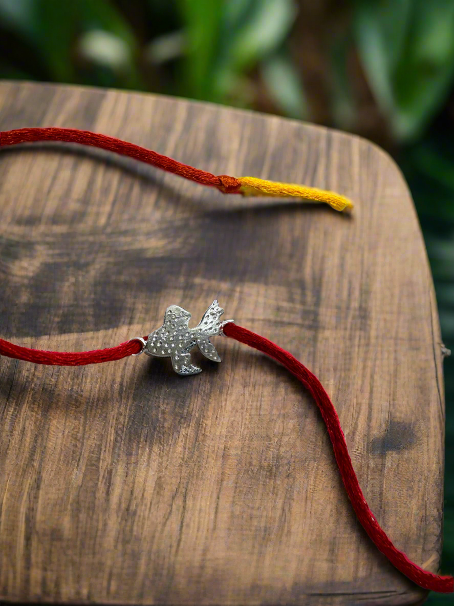 Kids Handcrafted Jalpari Rakhi - Pure 925 Silver