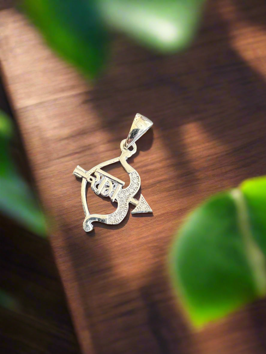 92.5 Silver Unisex Ram Pendant (without Chain)