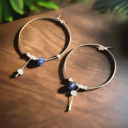 92.5 Silver Single Hoop Earrings