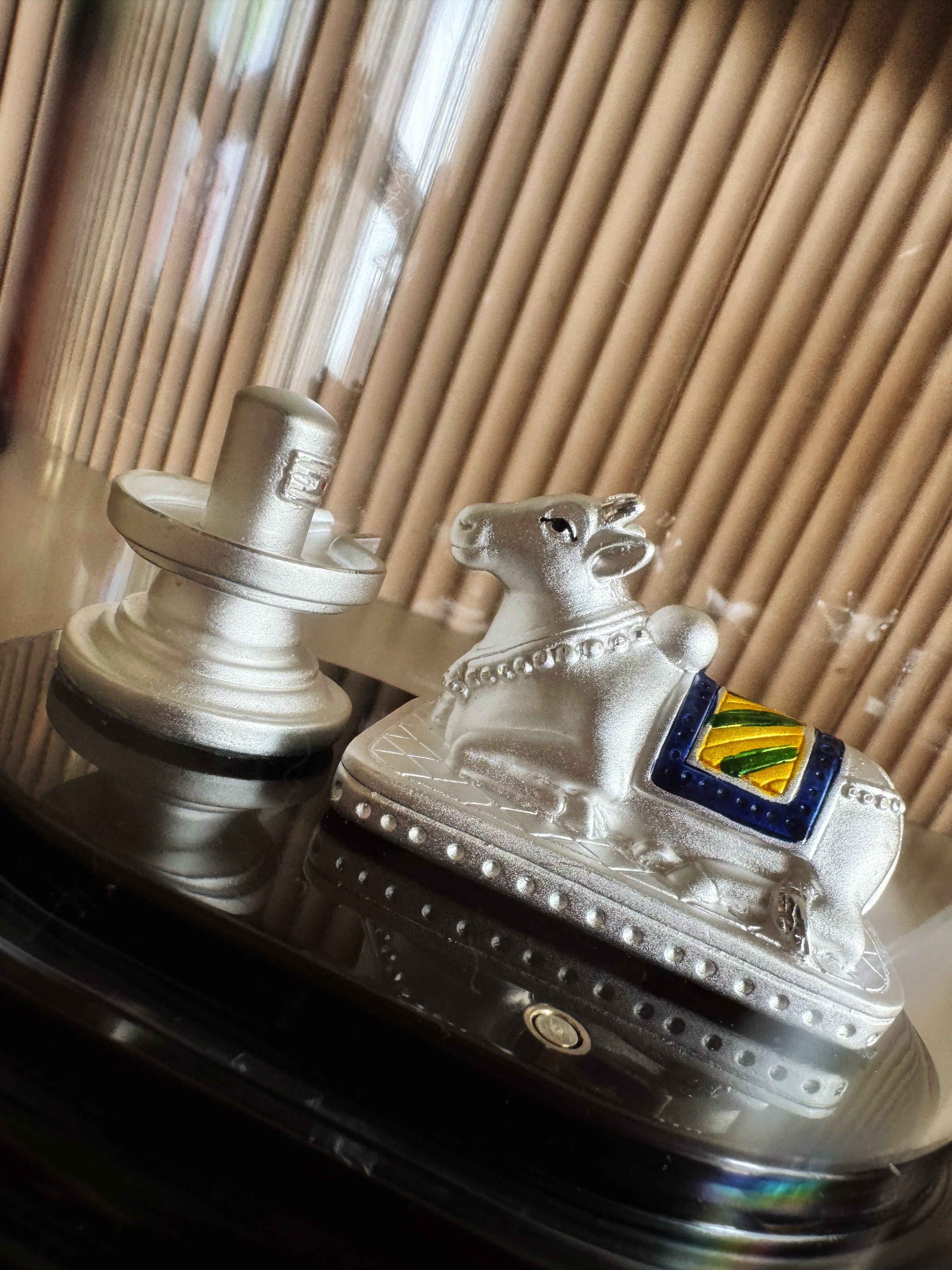 Shiva aur Nandi (999 Silver)