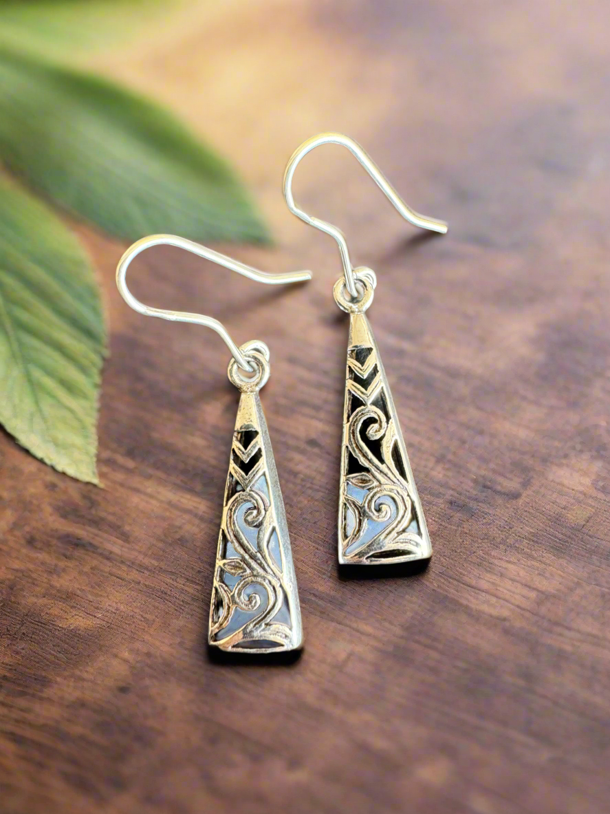 Silver Drop Earrings