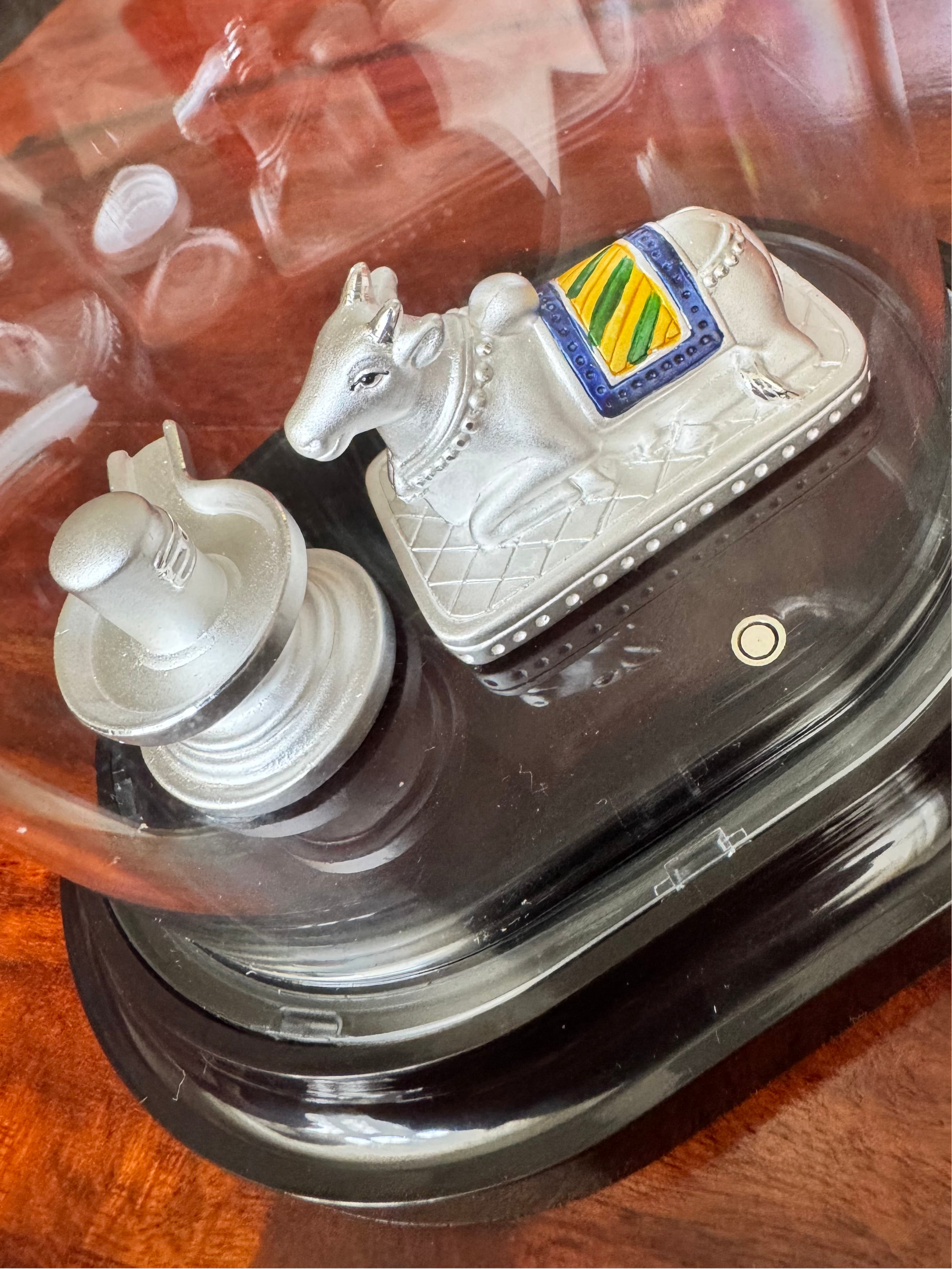 Shiva aur Nandi (999 Silver)