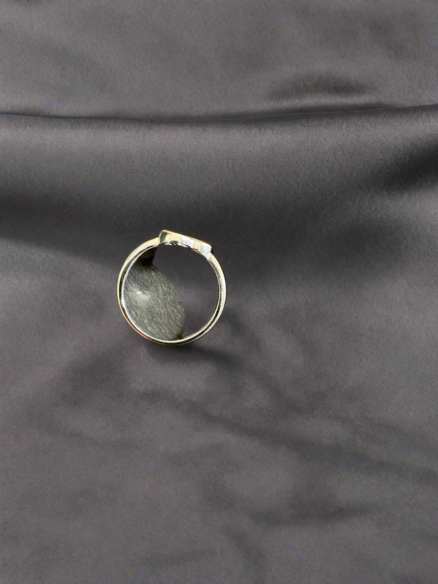 92.5 Silver Heart Minimalistic Ring