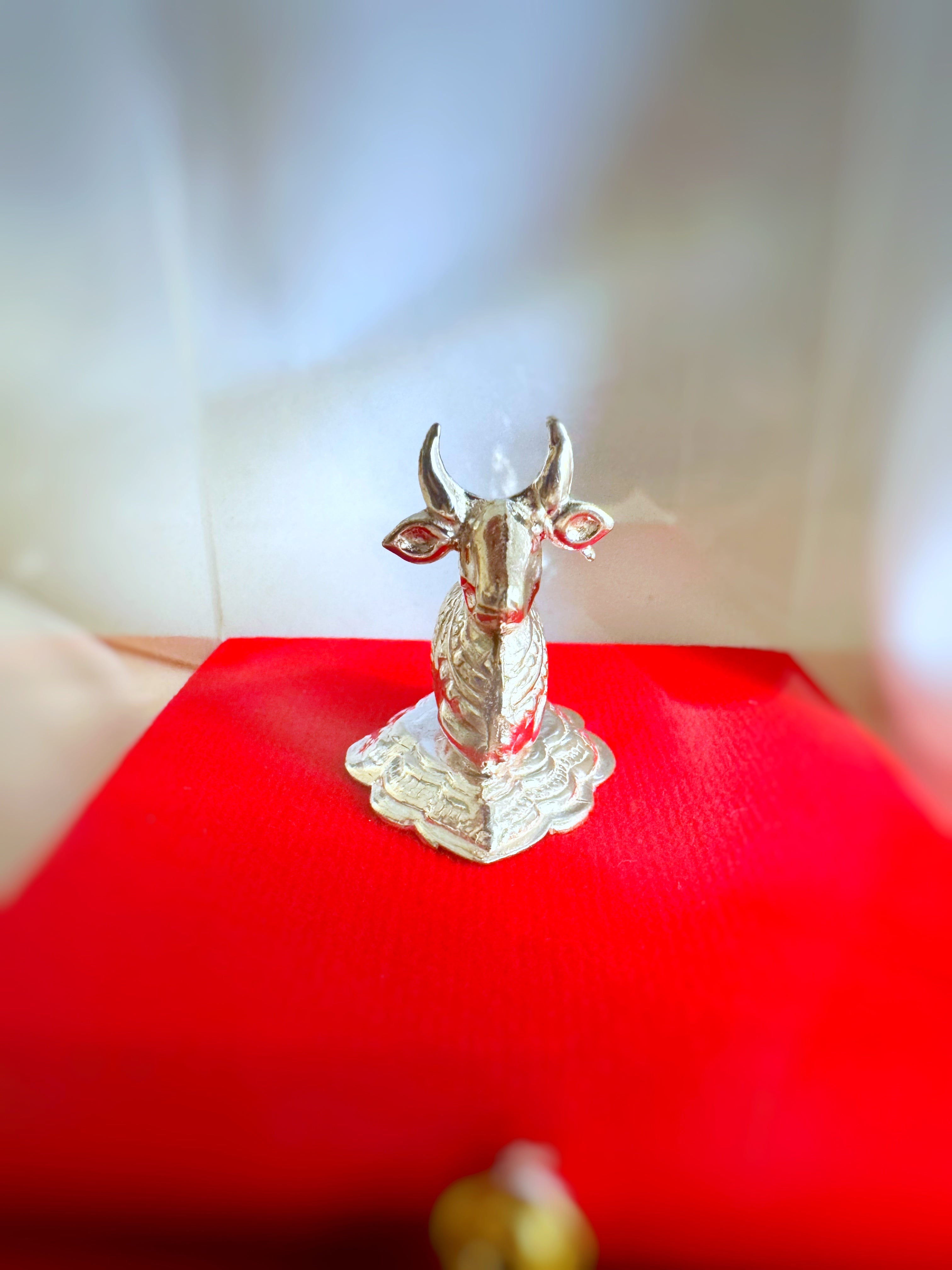 Sacred Nandi – The Divine Guardian of Shiva (500 Silver)
