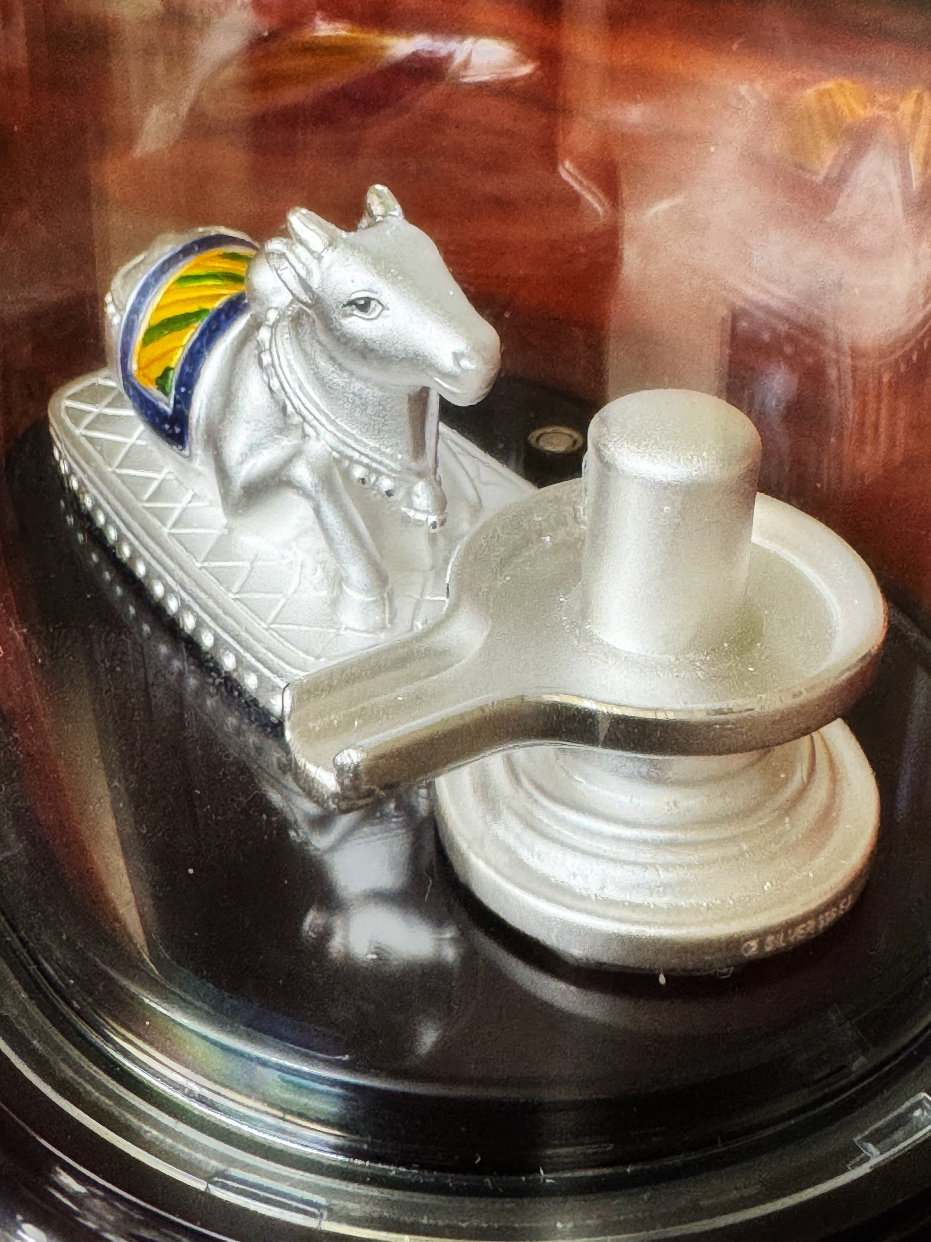 Shiva aur Nandi (999 Silver)