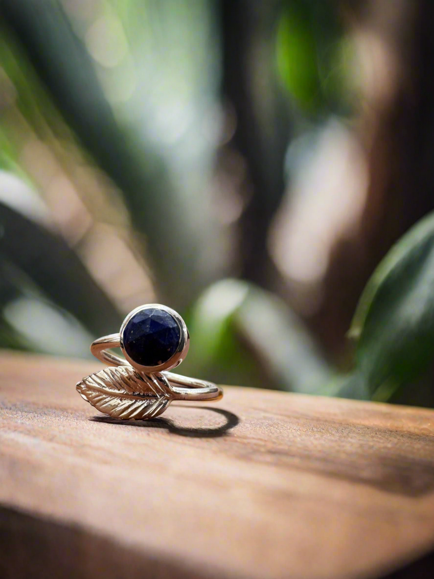 92.5 Silver Stone Open Ring