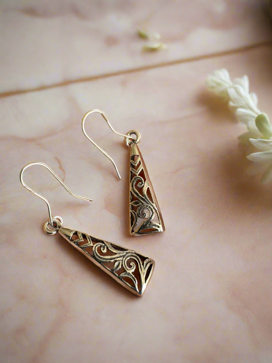 92.5 Silver Drop Earrings