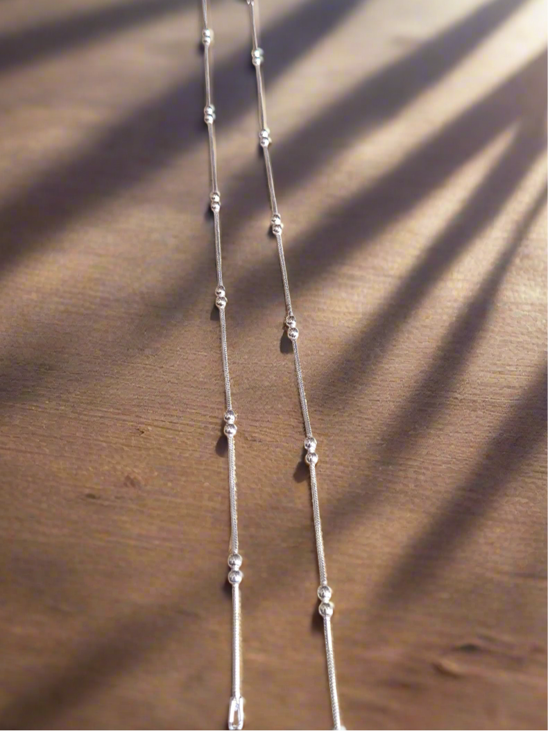 Vanya - Handcrafted 92.5 Light Weight Anklet