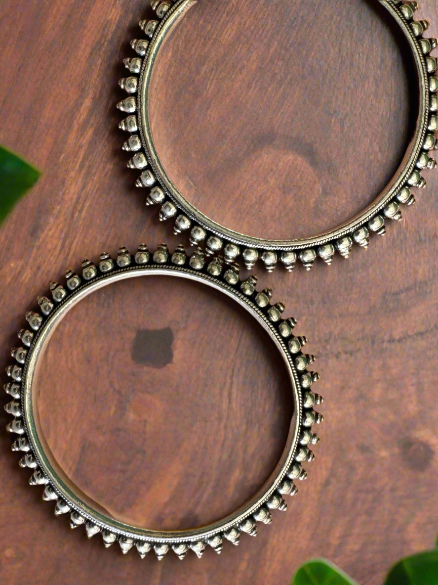 Pair of 92.5 Silver Bangles