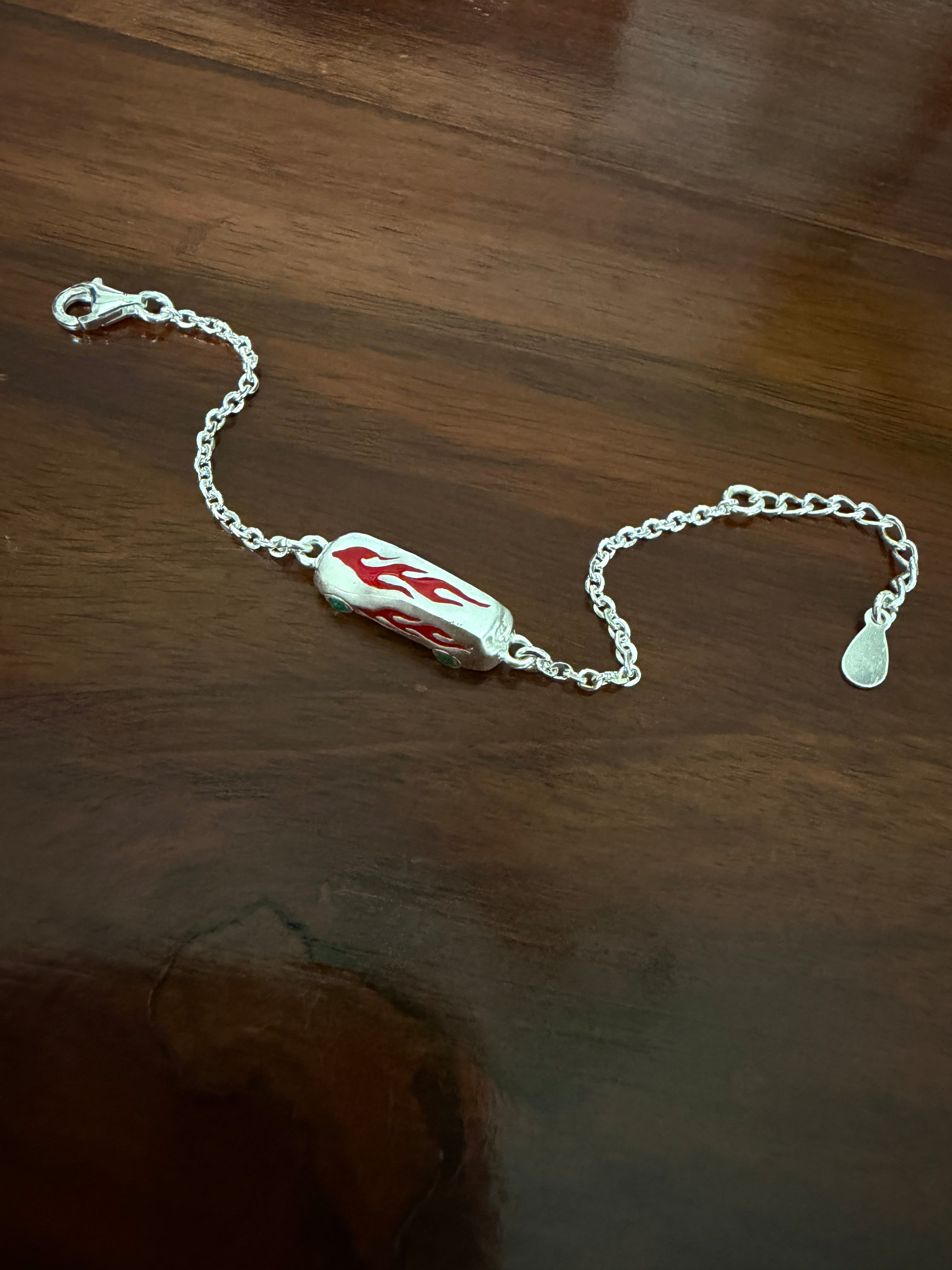 Car Bracelet Kids Rakhi - 925 Silver