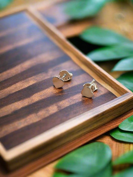 Pure Love 92.5 Silver Heart Studs