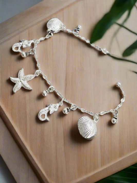 Sagarika – Ocean’s Muse Bracelet 92.5 Silver
