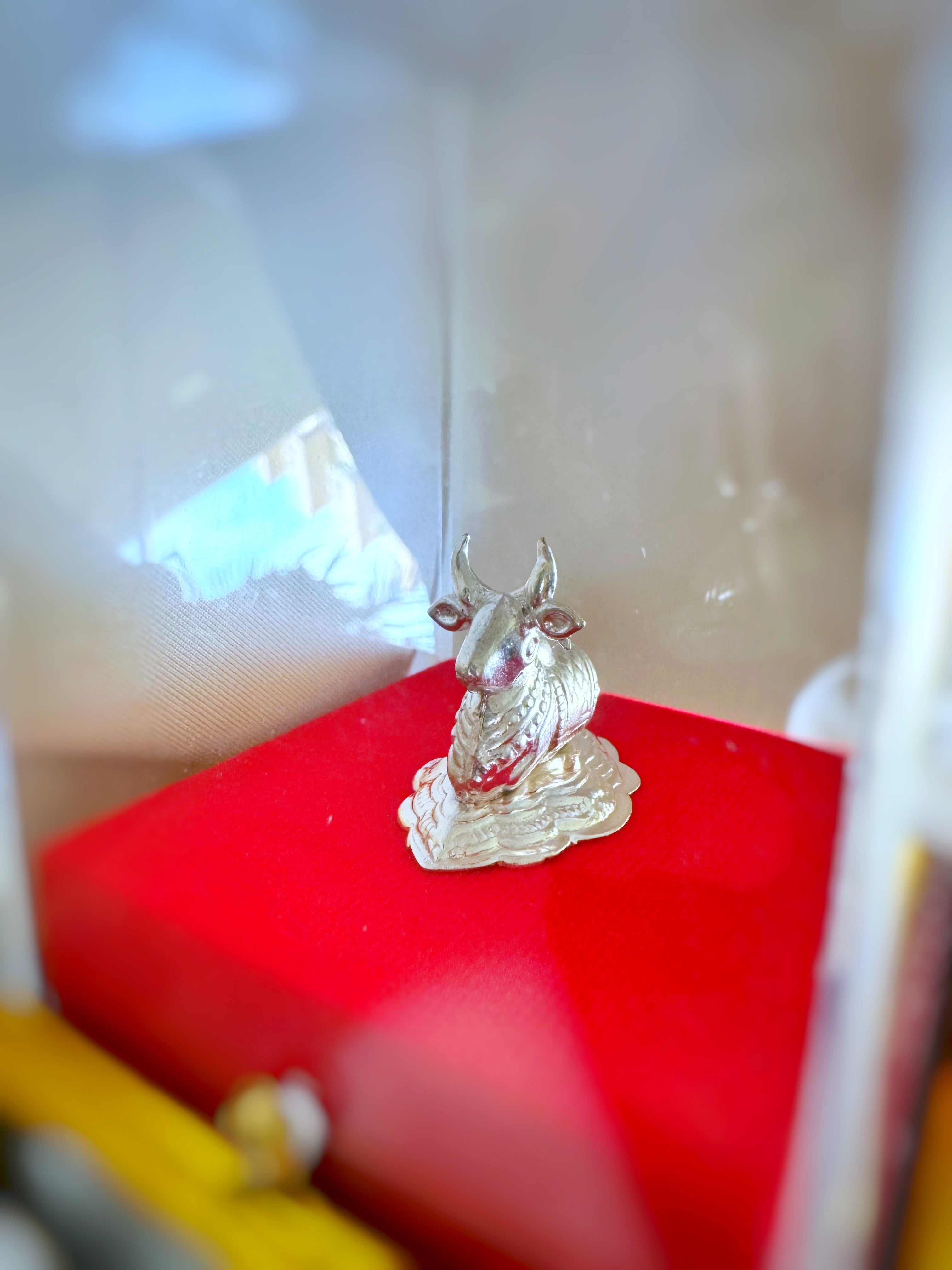 Sacred Nandi – The Divine Guardian of Shiva (500 Silver)