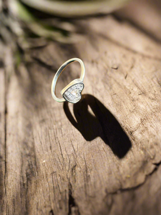 Silver Heart Ring