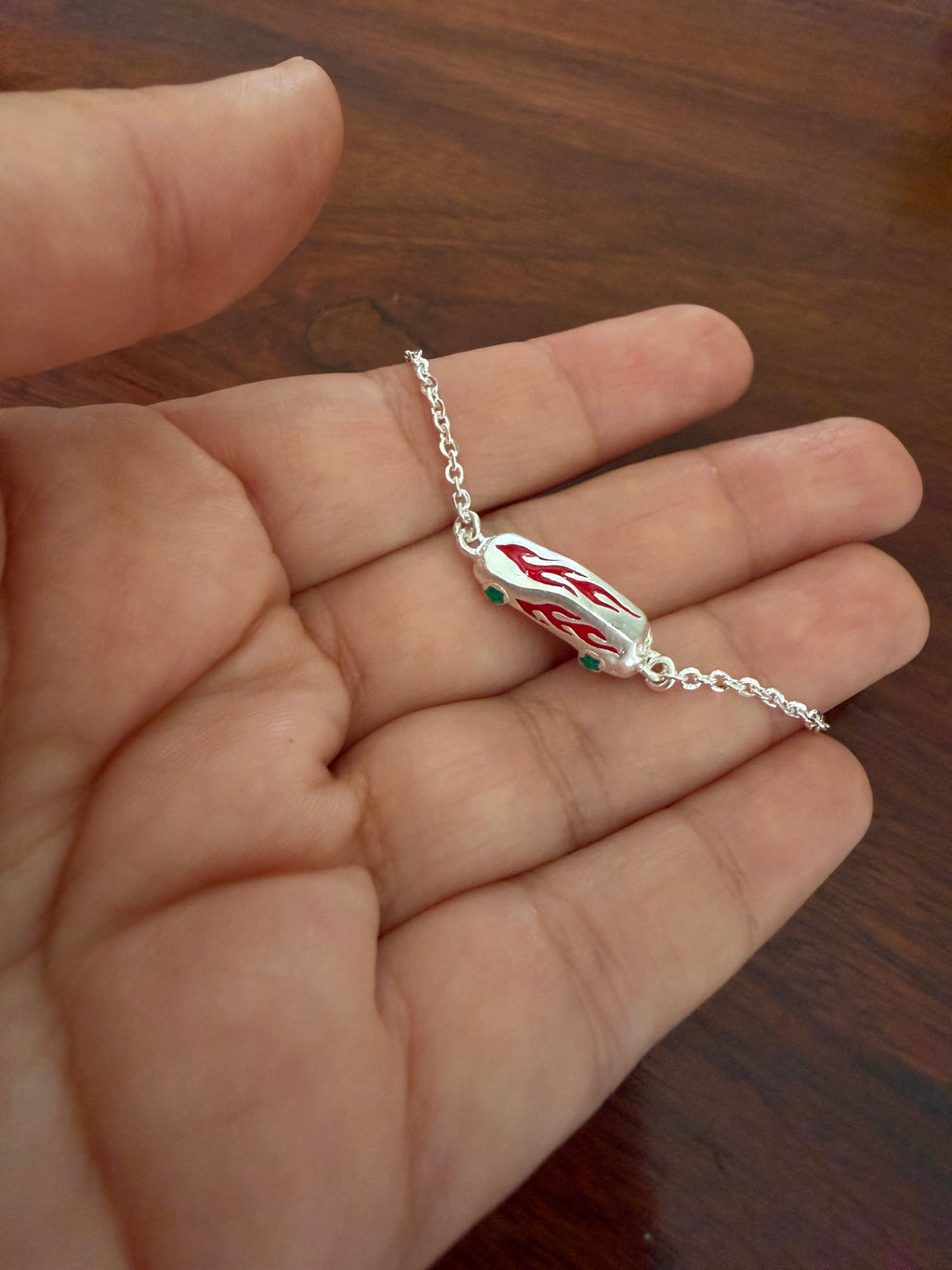 Car Bracelet Kids Rakhi - 925 Silver