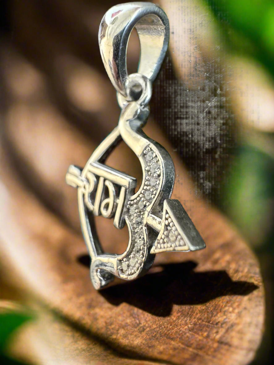 92.5 Silver Unisex Ram Pendant (without Chain)