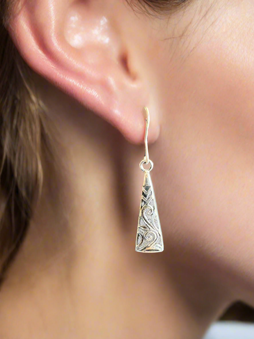 Silver Drop Earrings