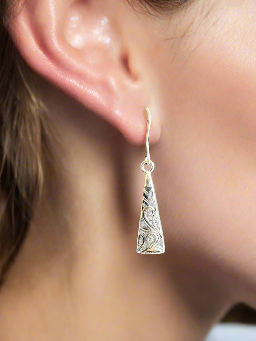 92.5 Silver Drop Earrings