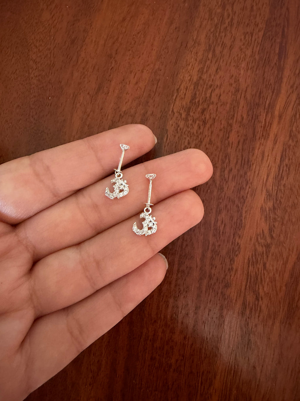 Everyday Bugadi - OM Helix Earrings - 925 Silver - Pair