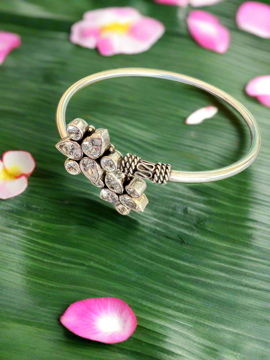 92.5 Silver Stones Bracelet