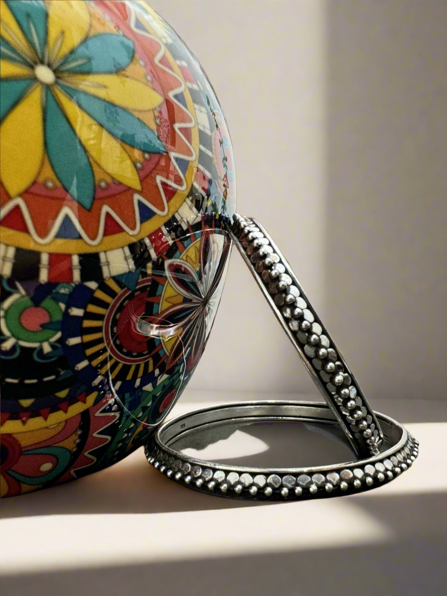Pair Of 92.5 Silver Bangles