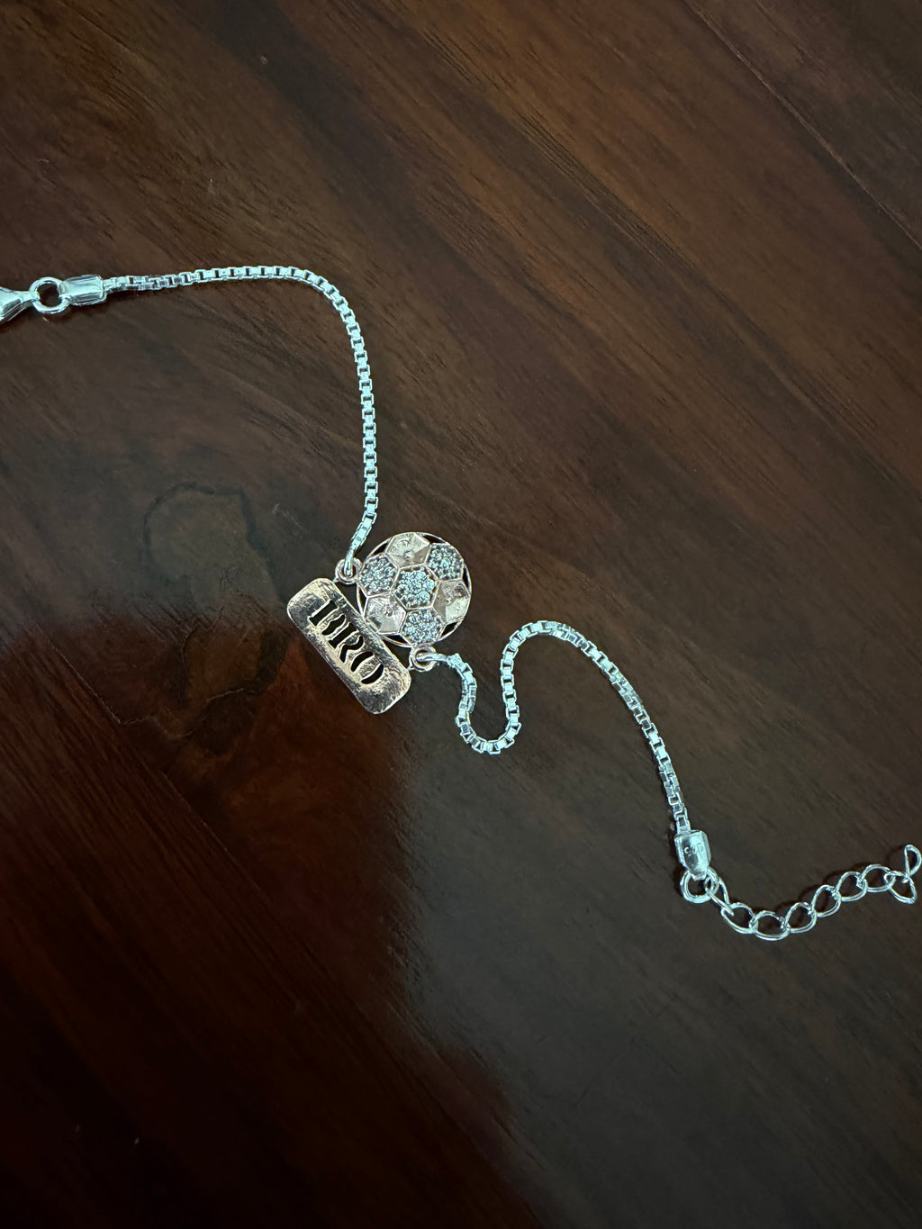 Football Bracelet Rakhi - 925 Silver