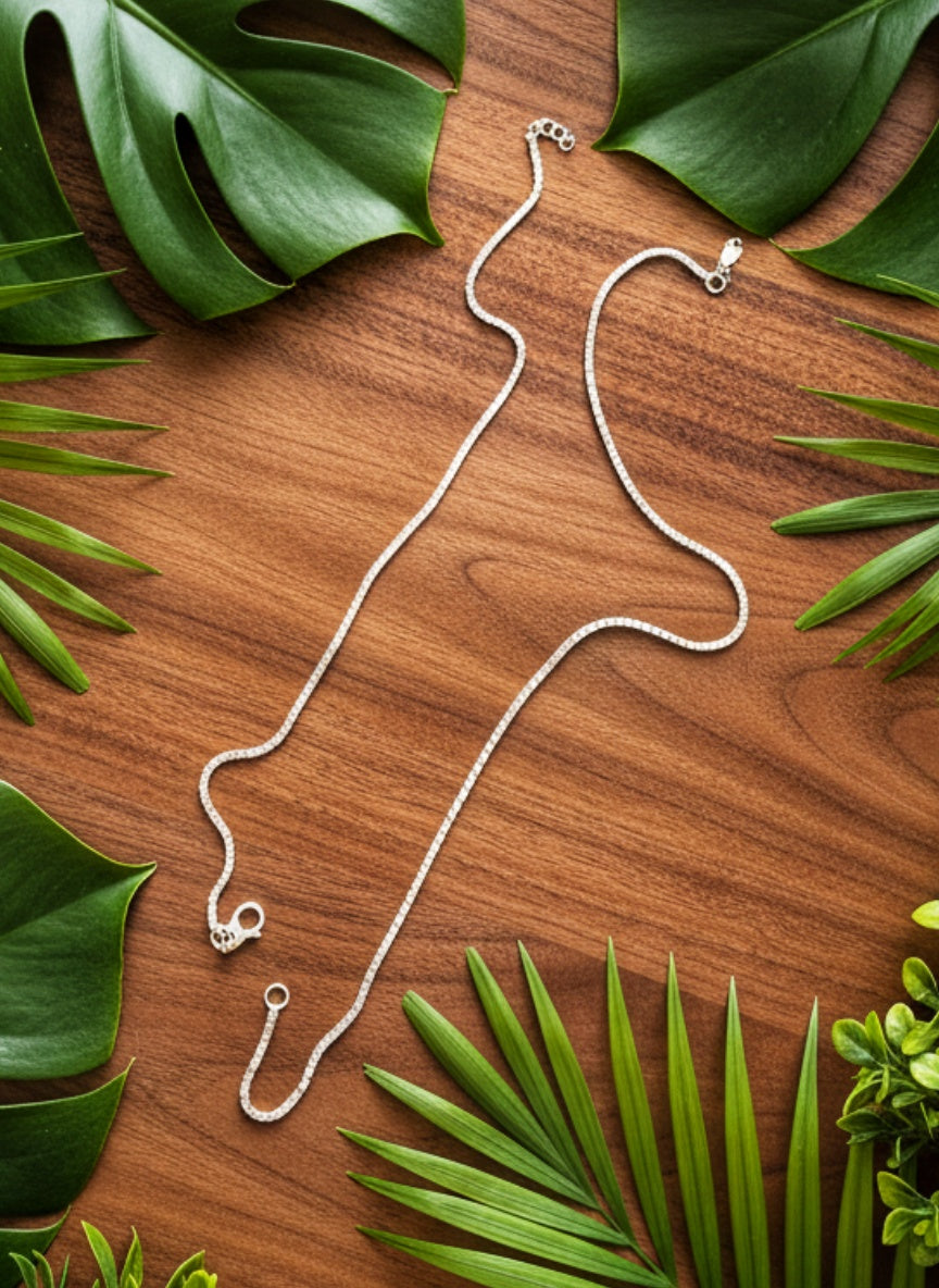 Whimsy Curve 92.5 Light Weight Anklet
