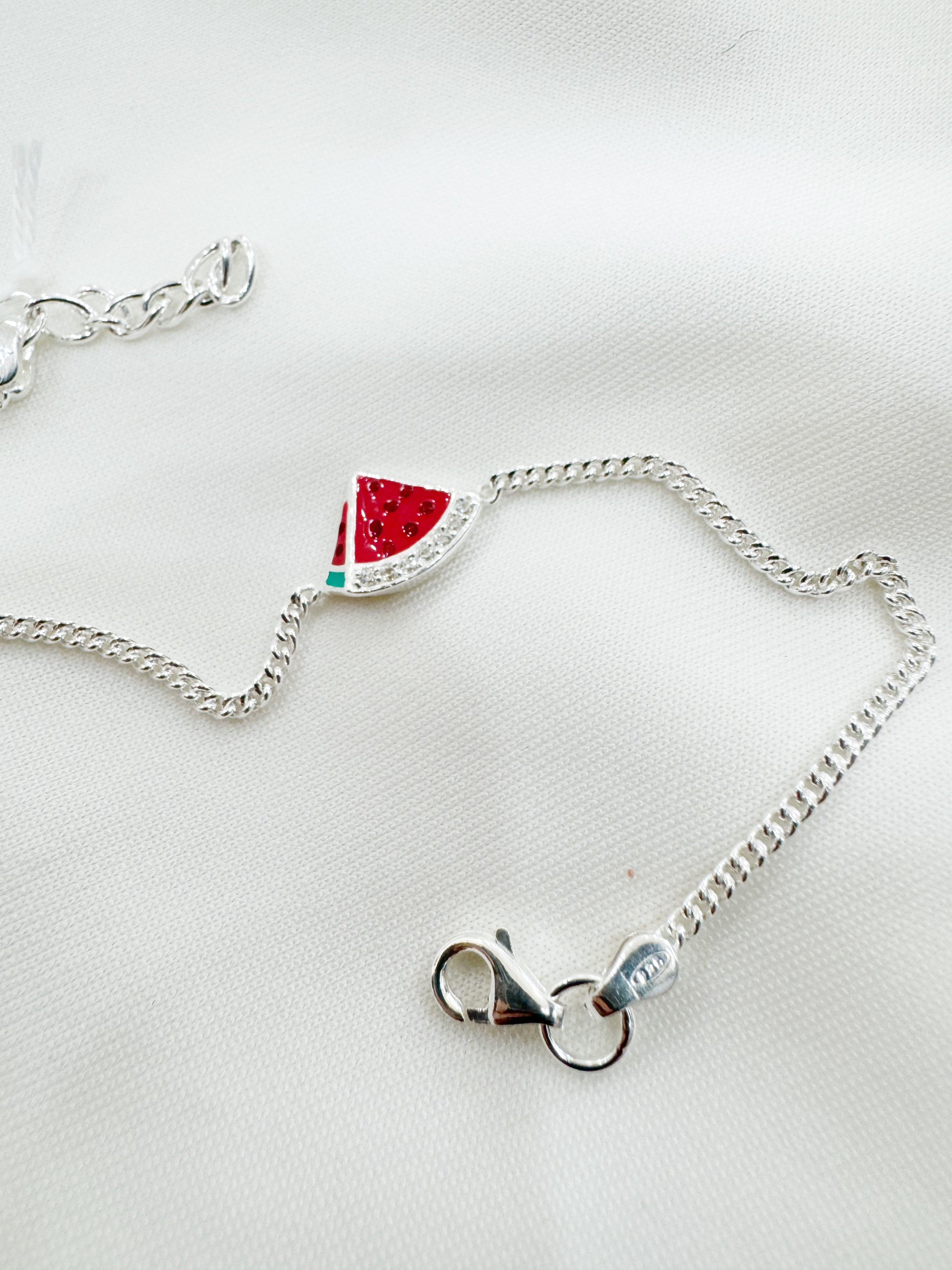 Kids Watermelon Silver Rakhi in 92.5 Sterling – Limited Edition