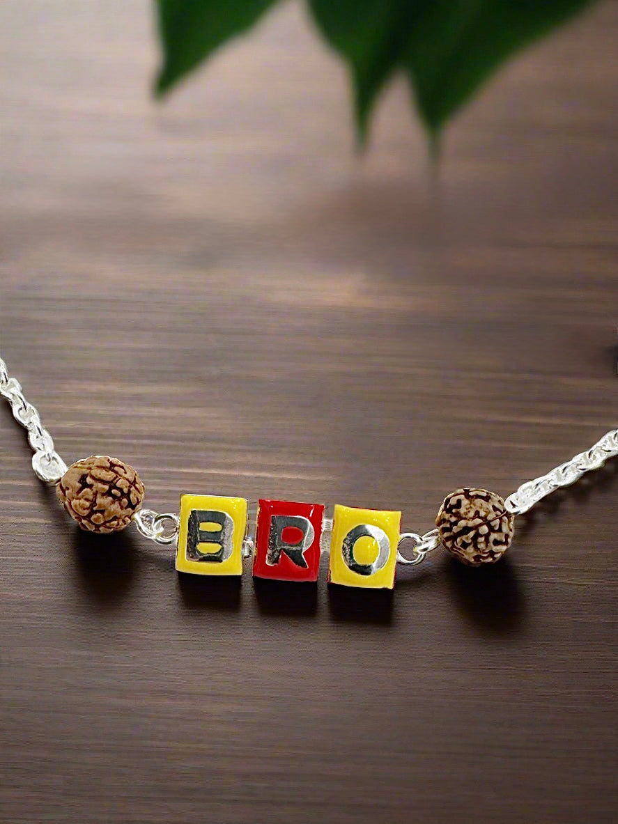 Handcrafted Rakhi in 92.5 Pure Silver – Raksha Bandhan 2025