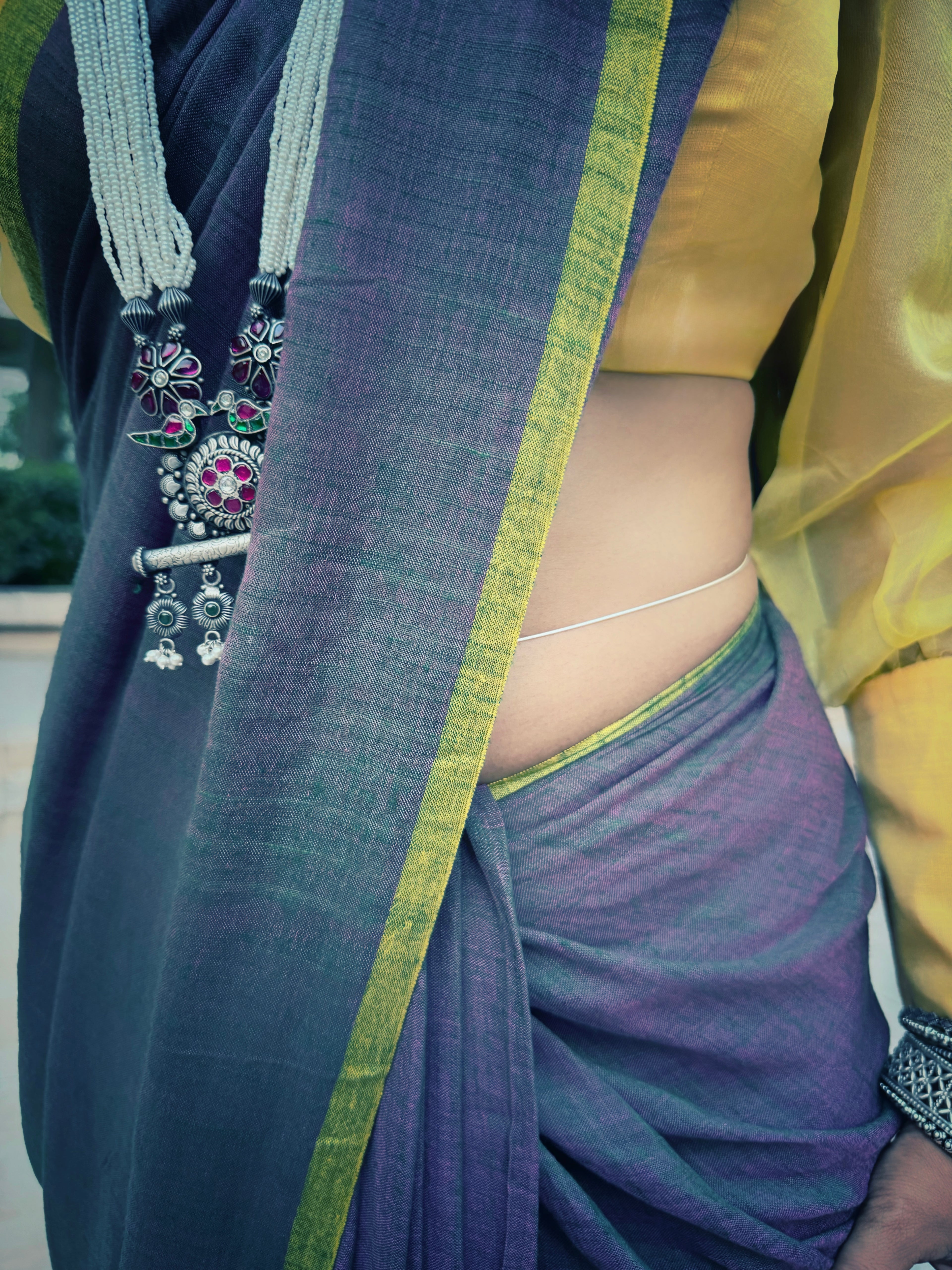Traditional 92.5 Silver Neeraja Kamarbandh