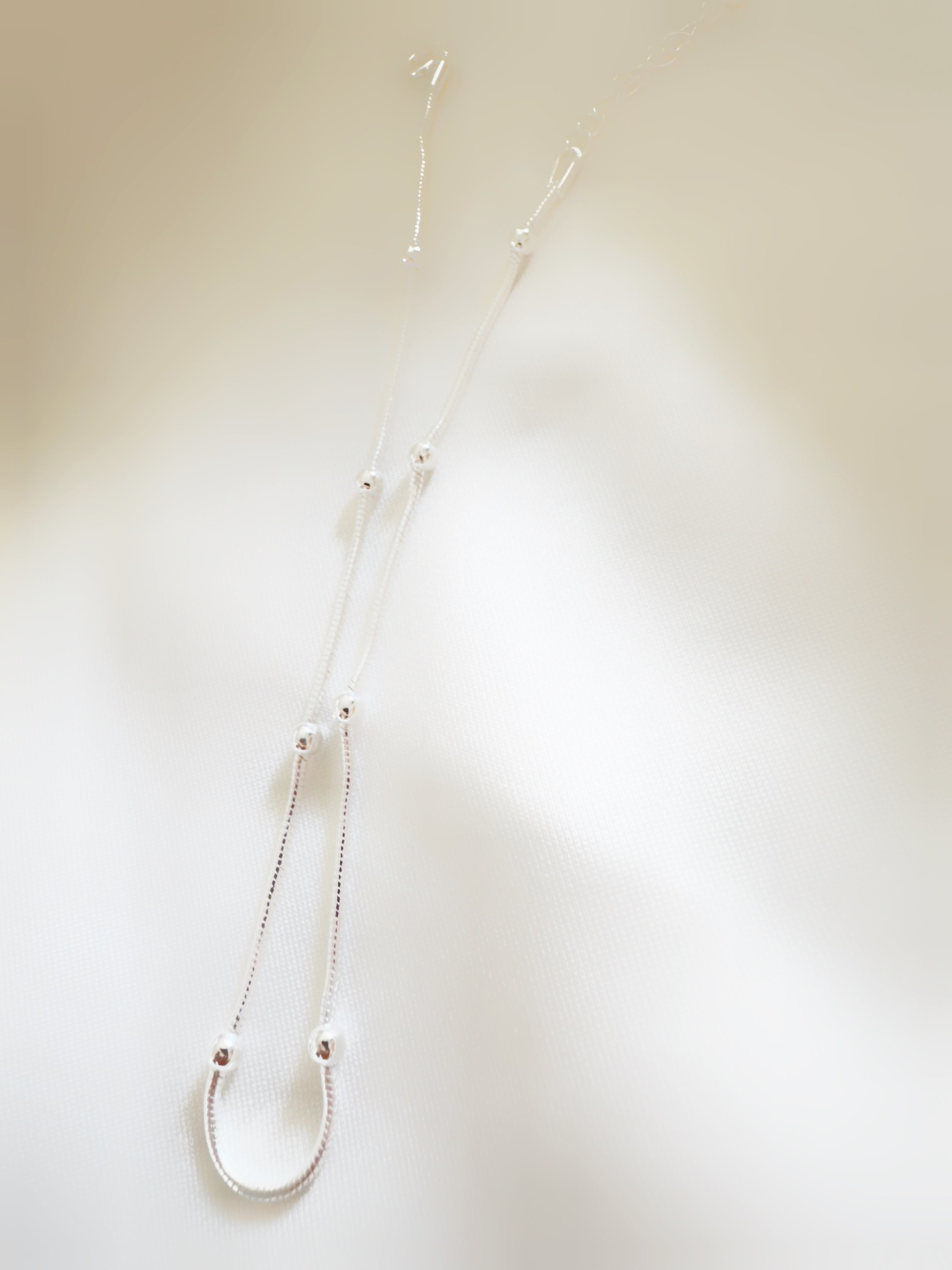 Dew Drop Chain Light Weight 92.5 Silver Anklets