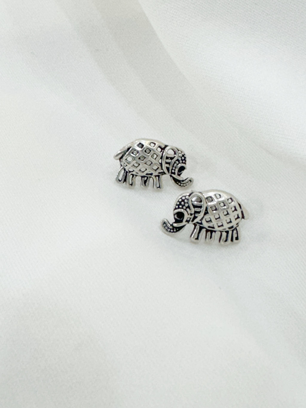 Haathi Charm Earrings – 92.5 Silver Handcrafted