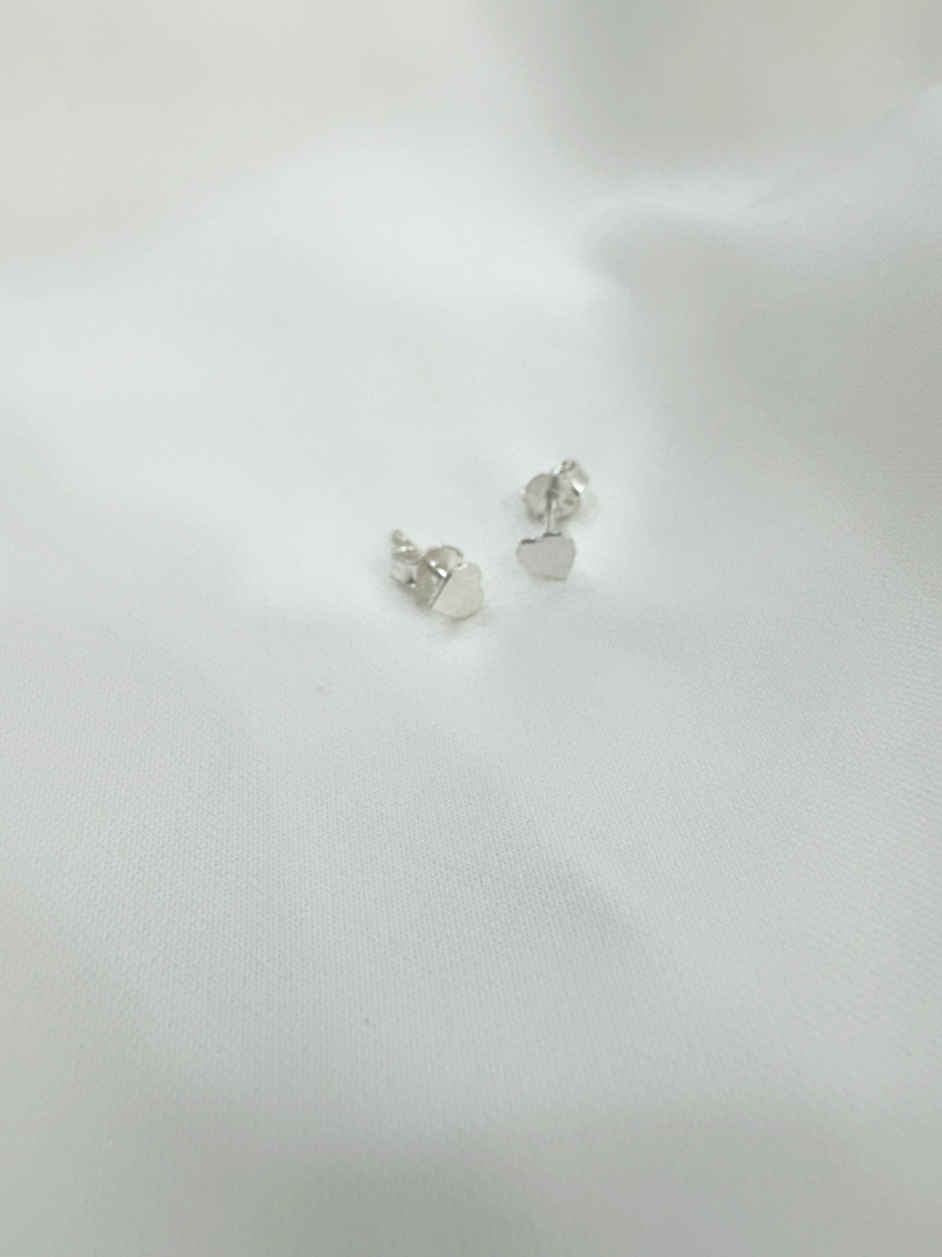 Pure Love 92.5 Silver Heart Studs