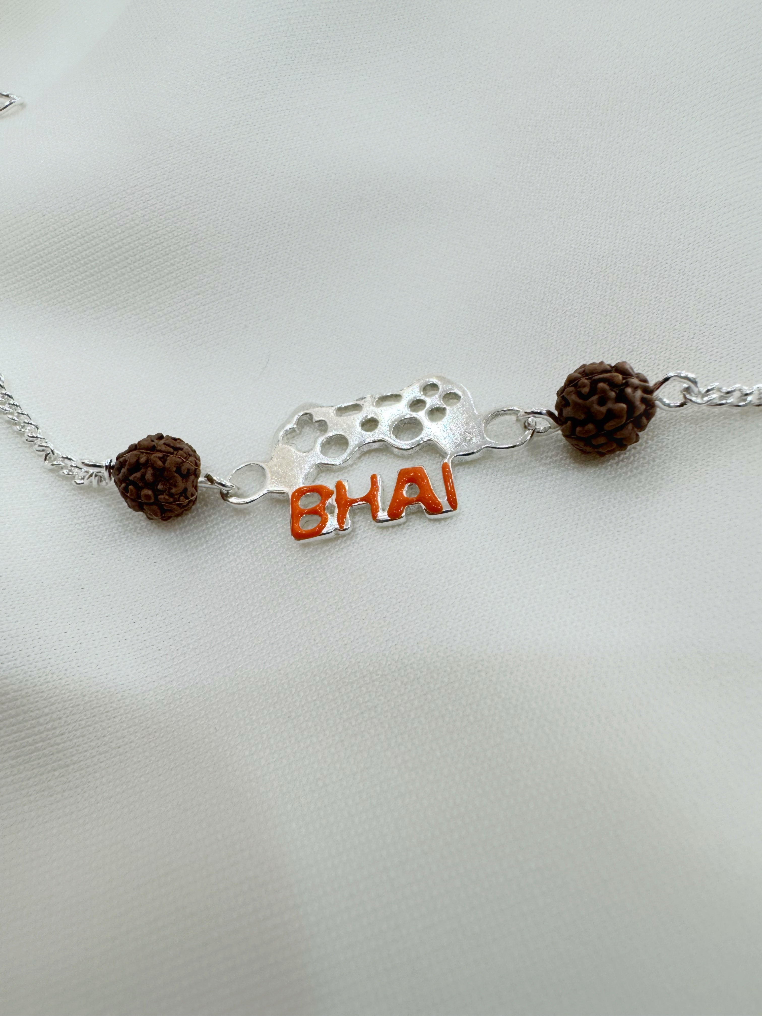 Silver Rakhi for Gamer Bhai – Certified 92.5 Sterling Silver