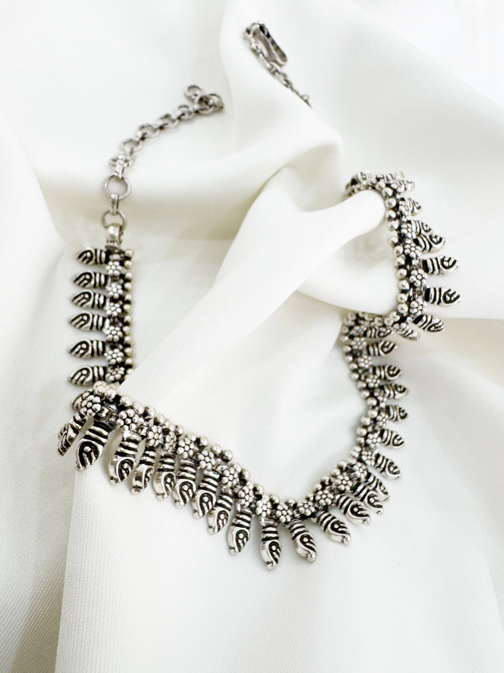 Chaandlatika – 92.5 Silver Tribal Choker Handcrafted