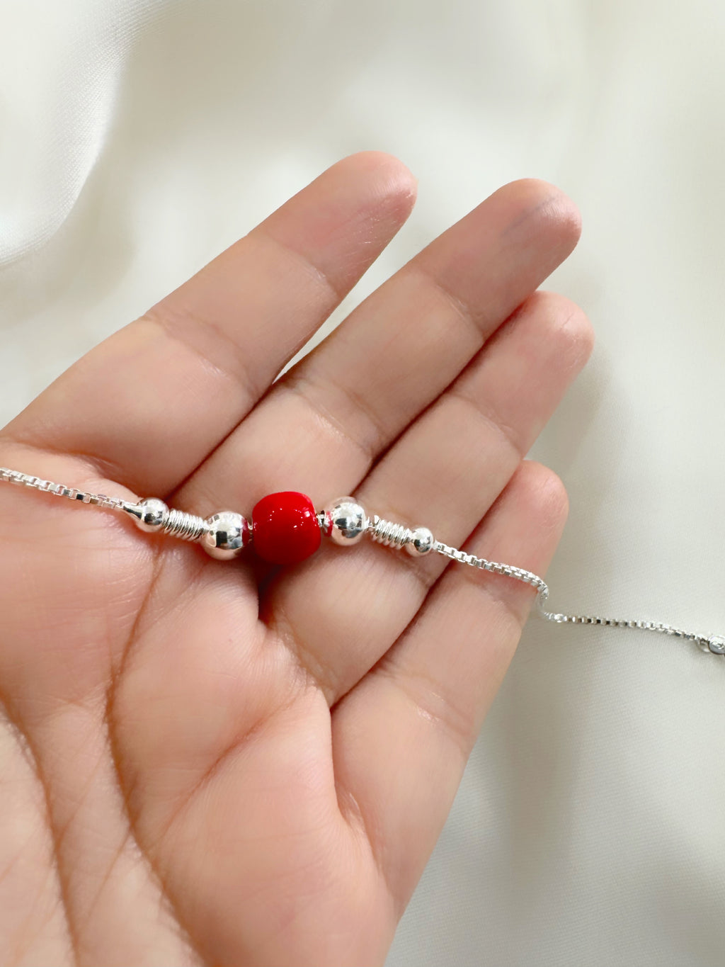 Elegant Silver Rakhi in 92.5 Sterling – Limited Edition
