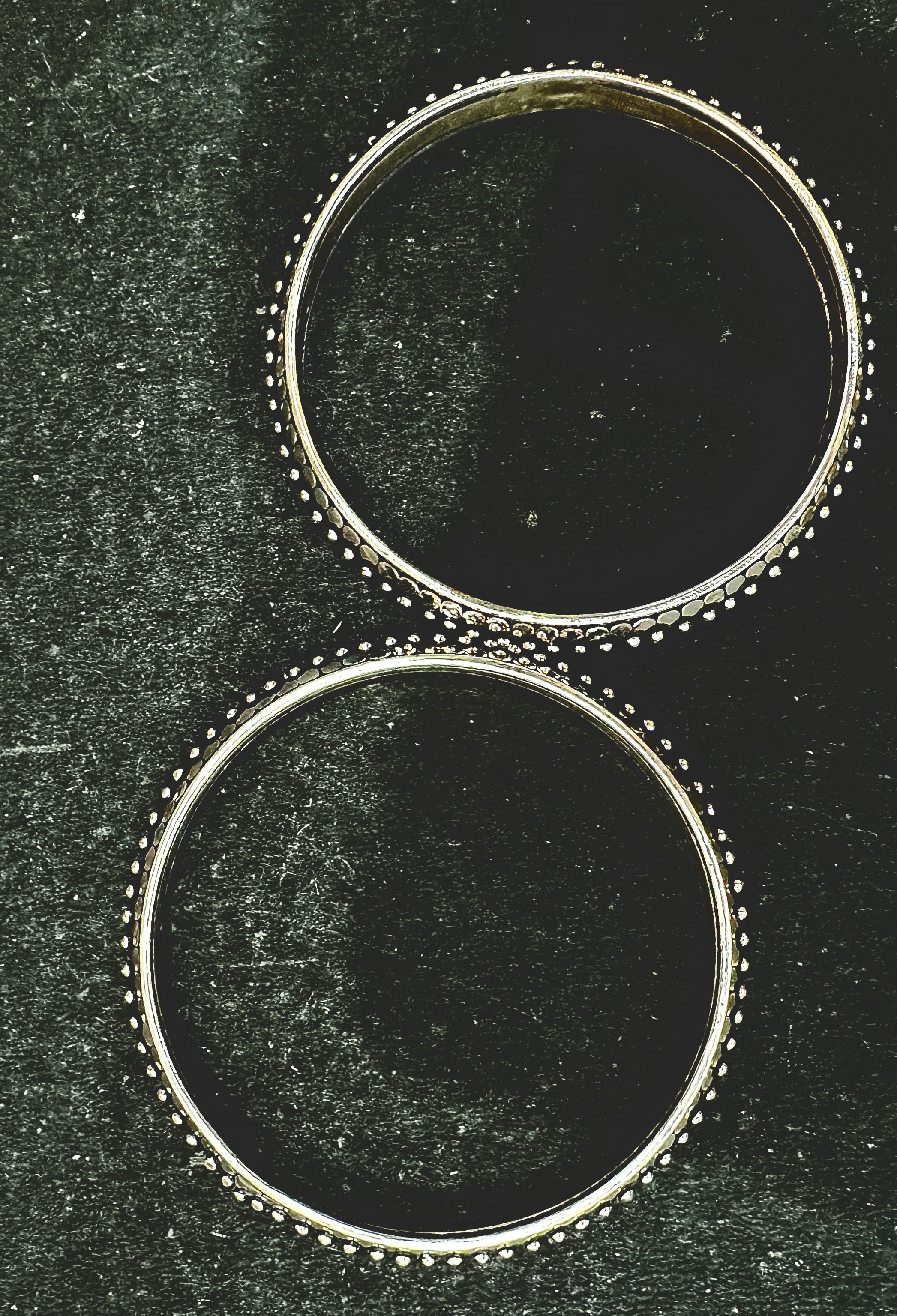 Pair Of 92.5 Silver Bangles