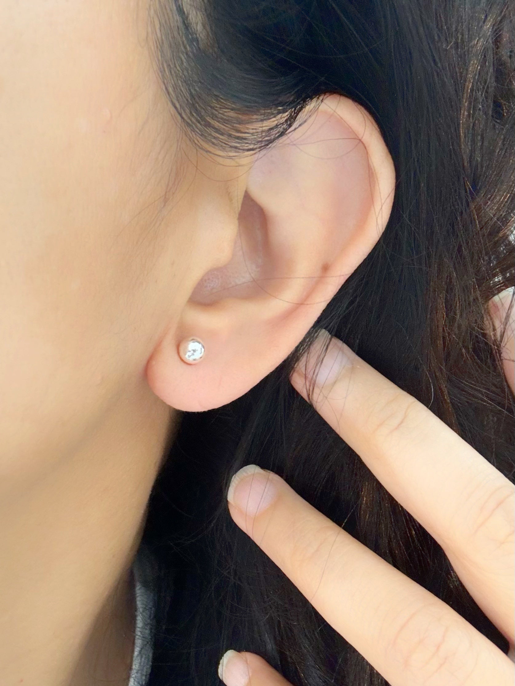 Svar 92.5 Silver Ball Stud Earrings - Handcrafted