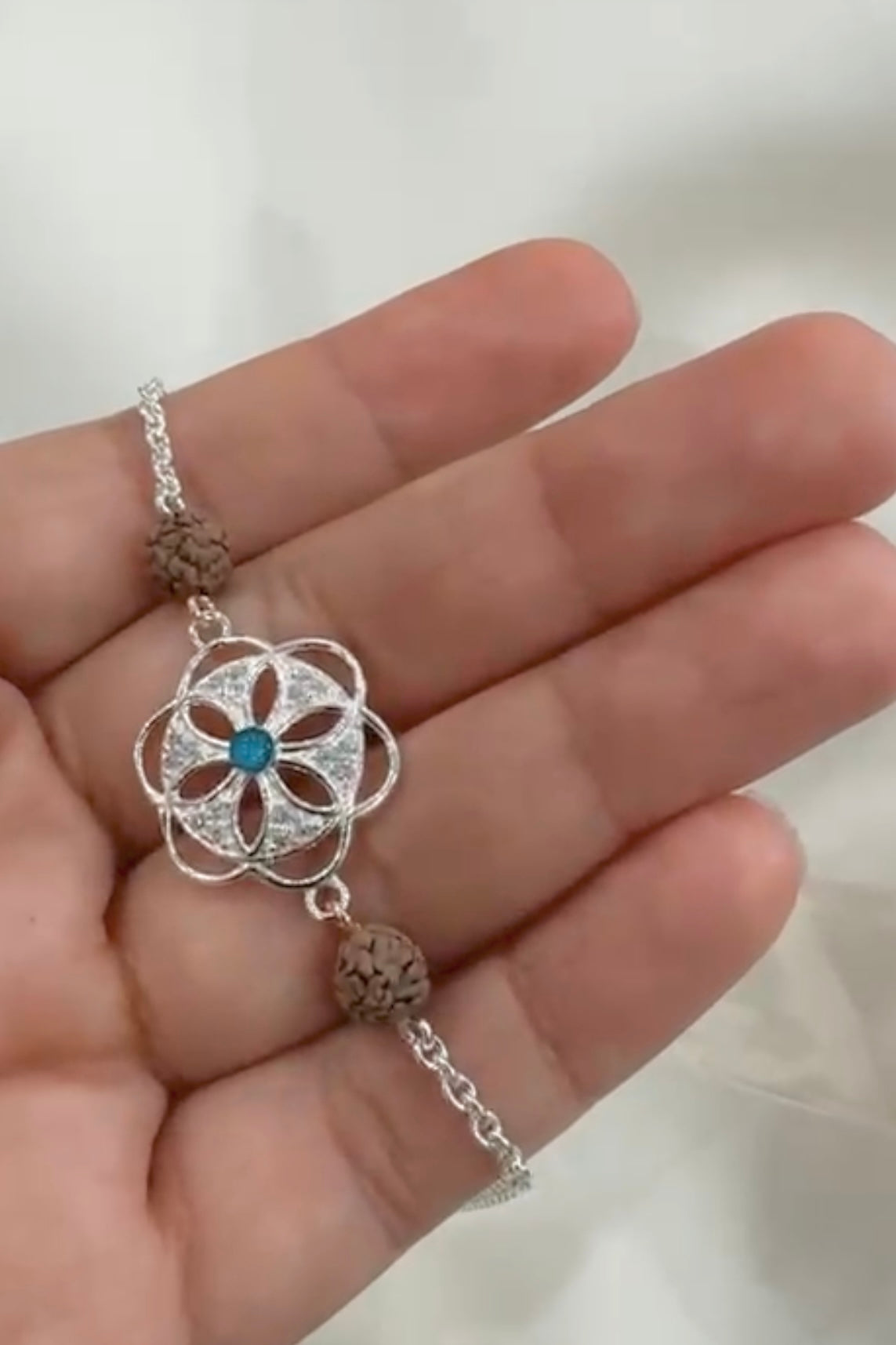 Rudra Mandala Rakhi – 925 Silver